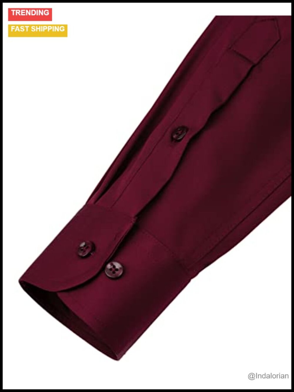 Men's Stretch Wrinkle-Free Dress Shirt Long Sleeve Button Down Formal Business - Picture 5 of 6